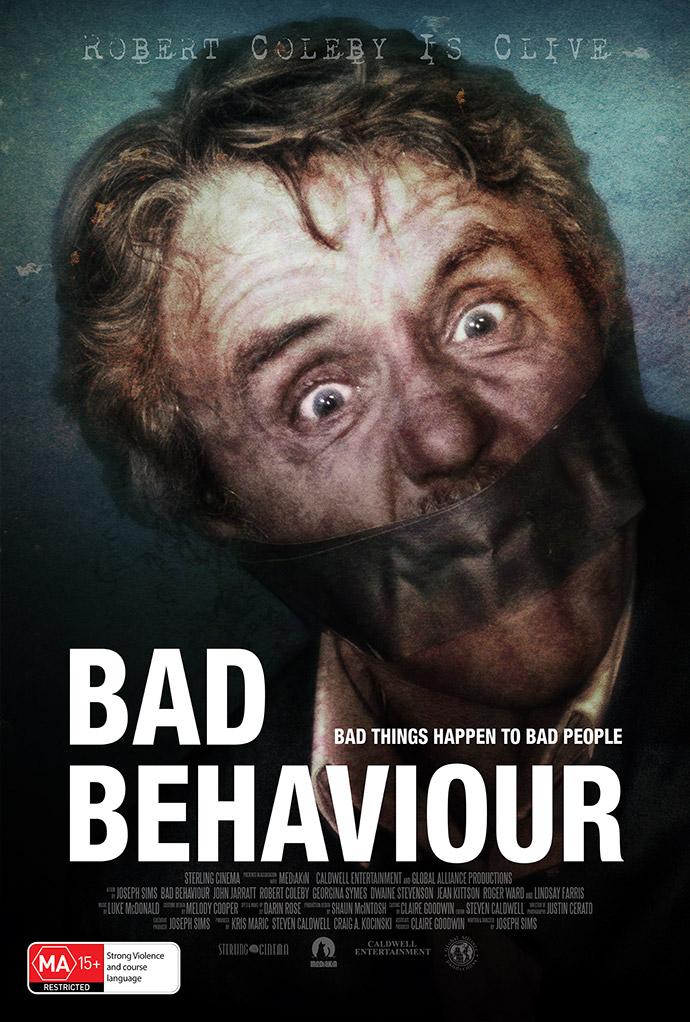 Robert Coleby as Clive in Joseph Sim's Bad Behaviour