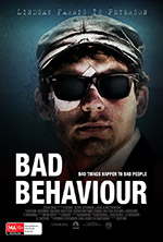 Bad behaviour Lindsay Farris character poster