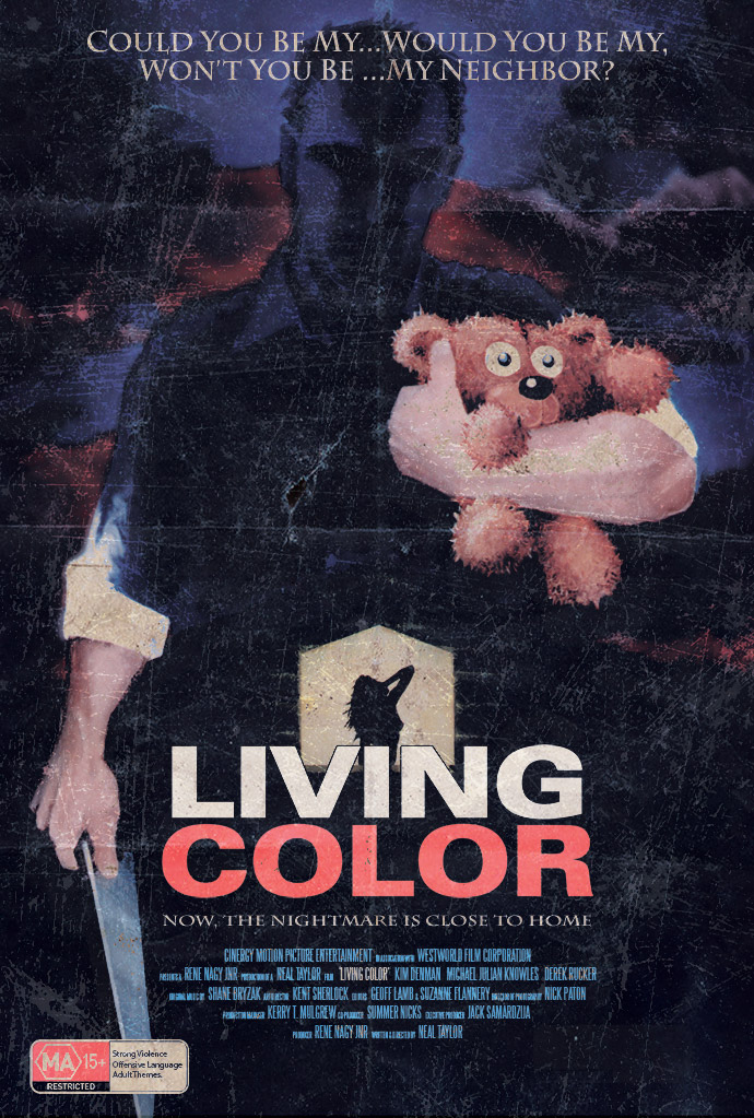 1992 Living Color Australian horror movie poster