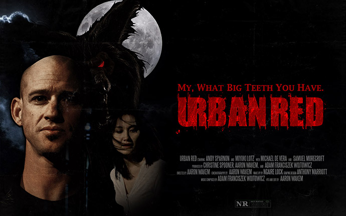 Urban red Promotional wallpaper, for lovers of lycanthropes.
