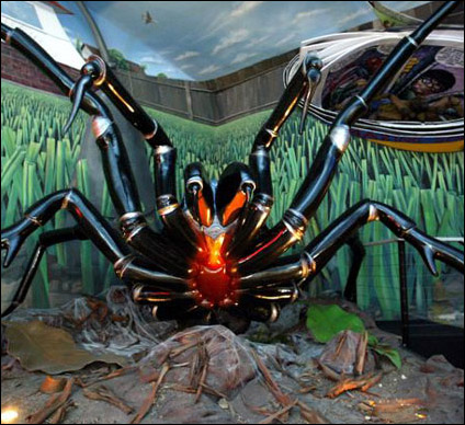  Animatronic funnelweb spider