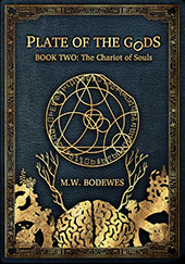 Cover of the second of three novels in the Plate of the Gods Series of Comedic Fantay