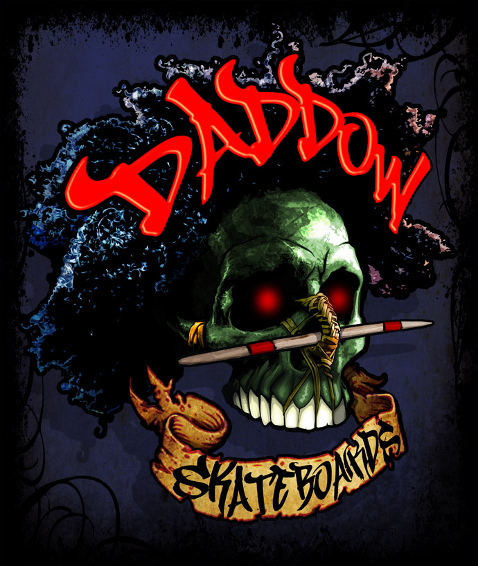 daddow Skateboards Illustrated Logo