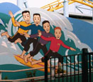 the Wiggles mural at white water world, Gold Coast, Australia  