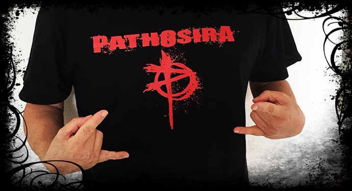 First Print Test For Pathosira's Logo T-shirt