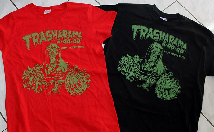 OMG New Trasharama T-shirts in both red and black