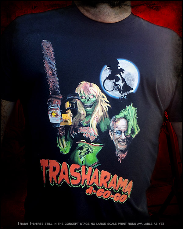 Full colour Trasharama T-shirt Design 2014