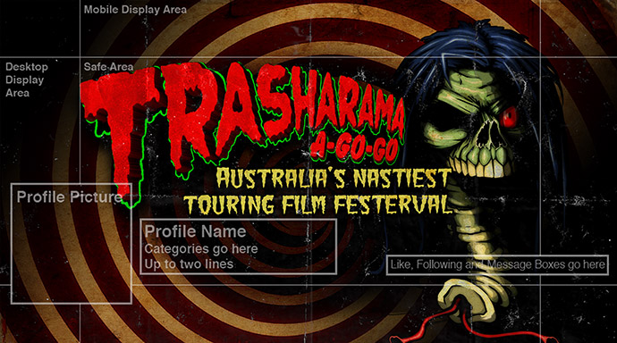 Facebook Header Artwork the Trasharama Short Film Festival