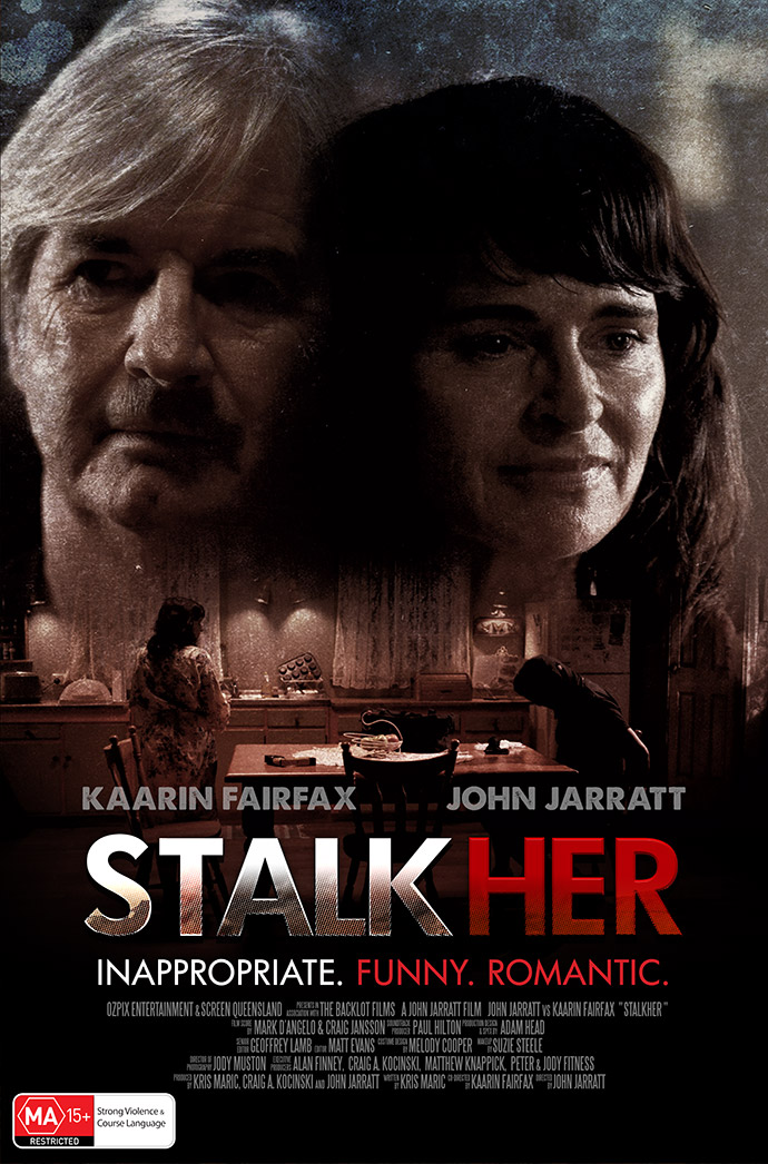 Montage concept poster for stalkher (2014)