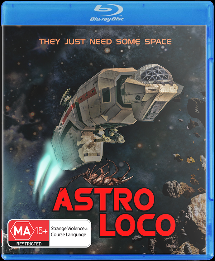 Mock up Front cover art and Bluray case for Astro Loco (2021) 