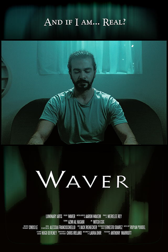 Poster design for waver (Film Short) Directed By Aaron Wakem