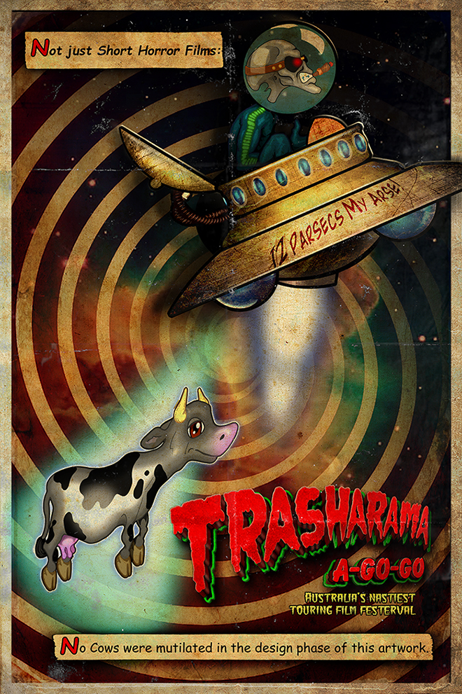 Zeta Reticulonian deep Space probe Cow Abduction